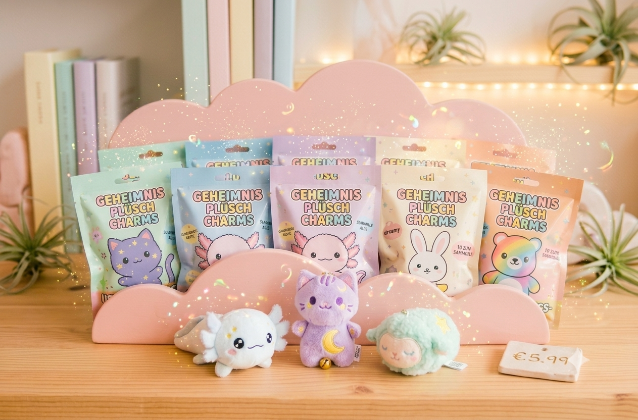 Lucky mini plush charms bags🍀